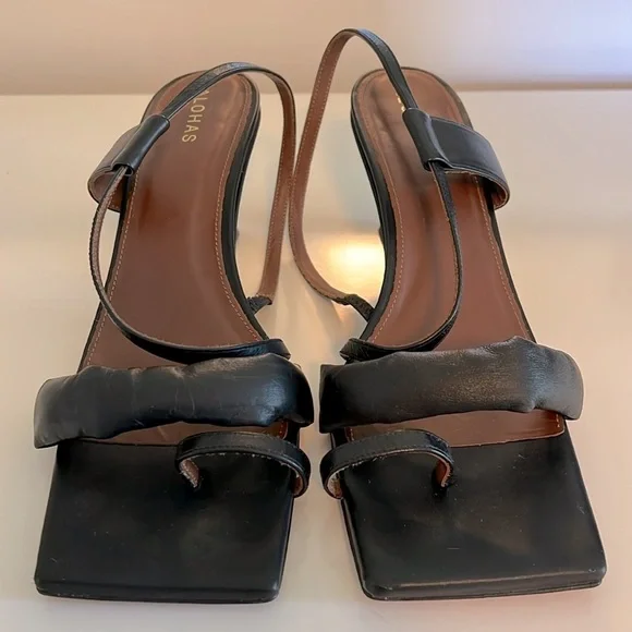 ALOHAS ASYMMETREIC BLACK HEEL - Picture 6 of 16